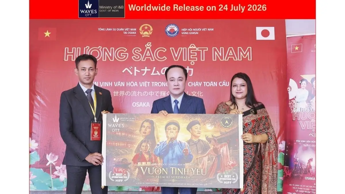 India Book of Records' Award-Winning Film Promoted in Japan
