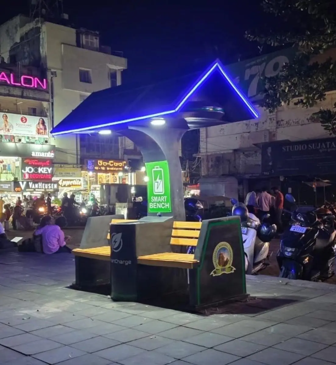 Bhubaneswar Boosts Green Mobility with New Smart Solar Benches