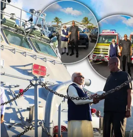 PM Modi Hands Over Made-in-India Patrol Vessel to Seychelles