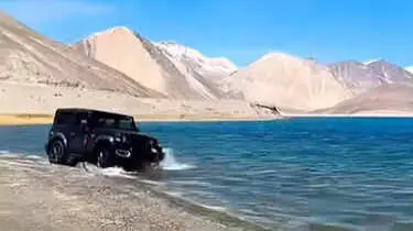 Ladakh Fines Tourists Rs 2 Lakh for Pangong Lake Off-Roading