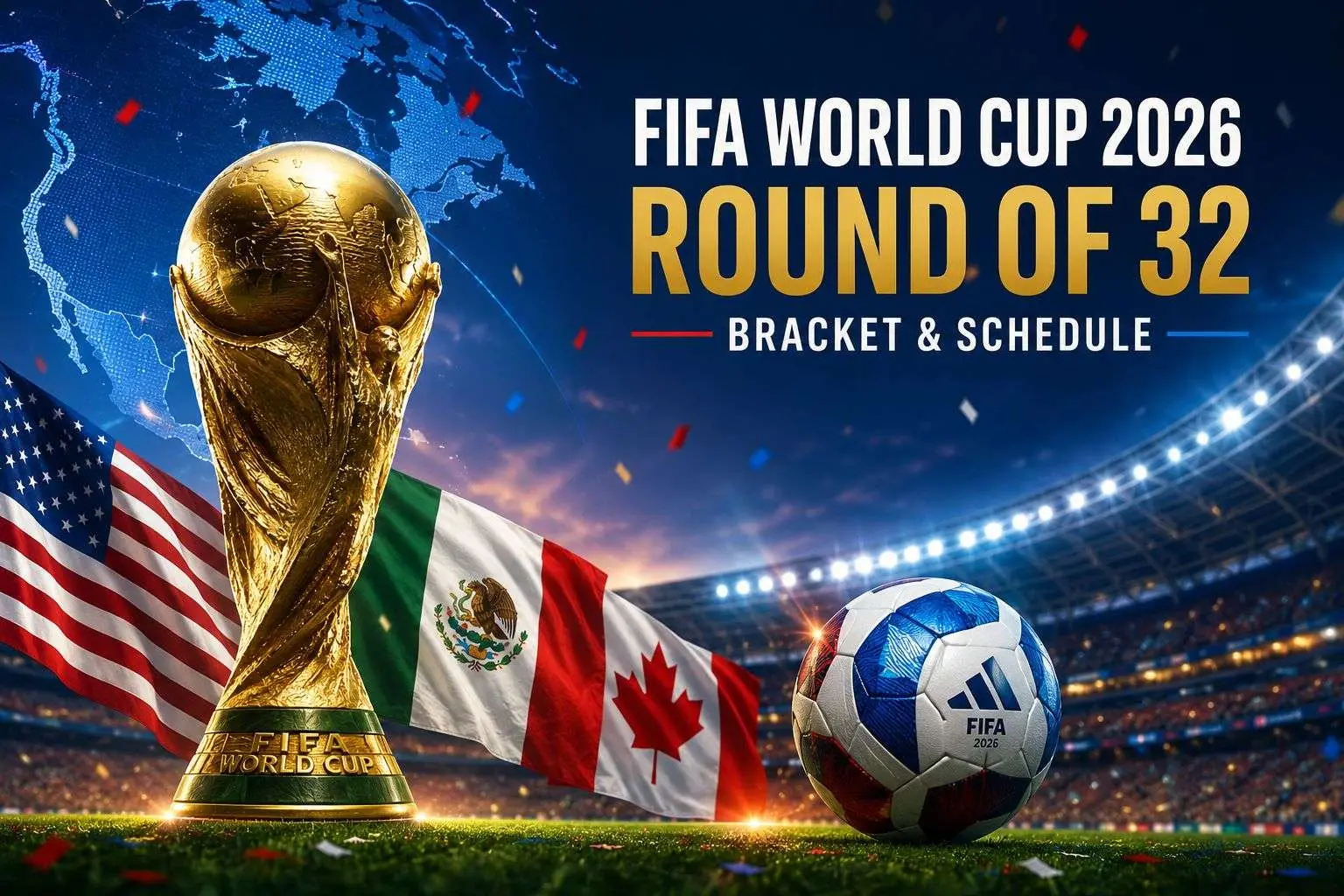 FIFA World Cup 2026 Round of 32 Schedule and Knockout Details Revealed