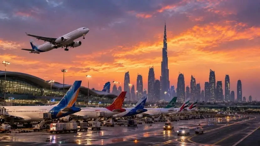 Hyderabad Tops UAE-India Return Airfares for August Travel