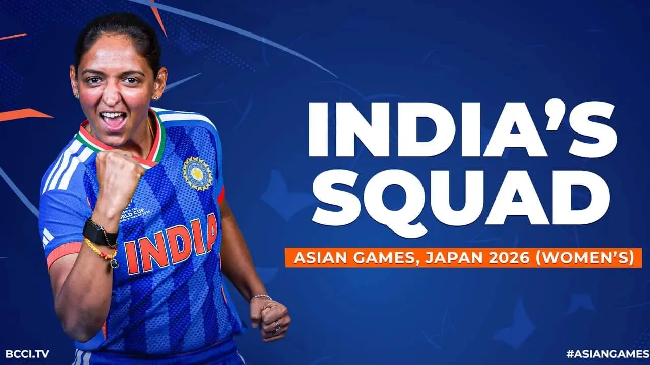 Harmanpreet Kaur to Captain India at 2026 Asian Games in Japan