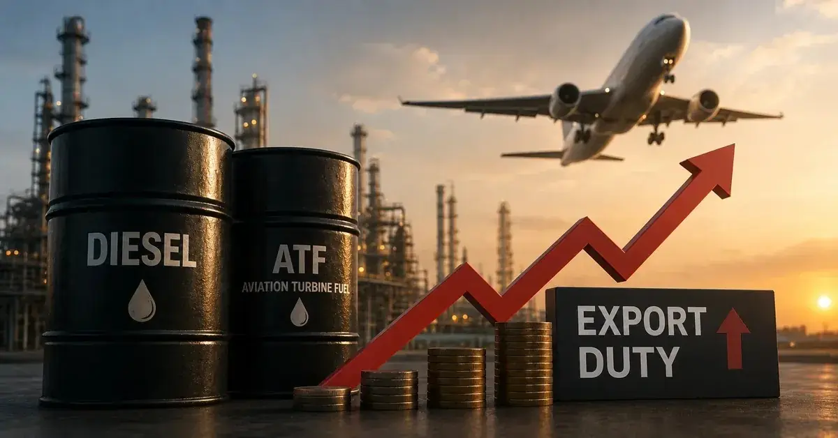 India Hikes Petrol Export Duty, Lowers Diesel and ATF Levies