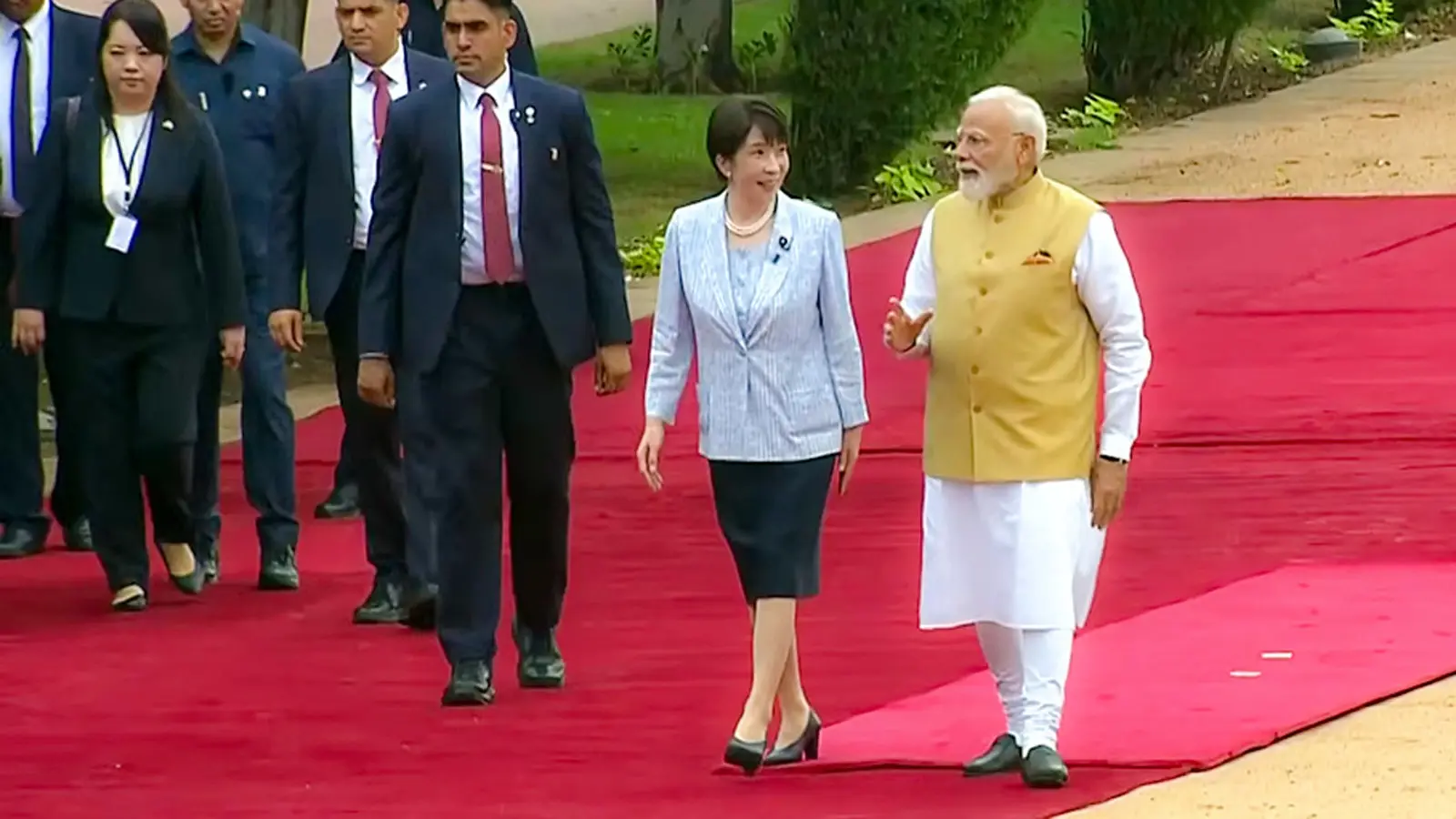 Japan PM Sanae Takaichi Receives Guard of Honour in New Delhi