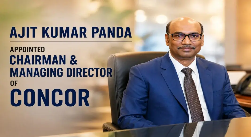 Ajit Kumar Panda Named as New CMD of Container Corporation of India