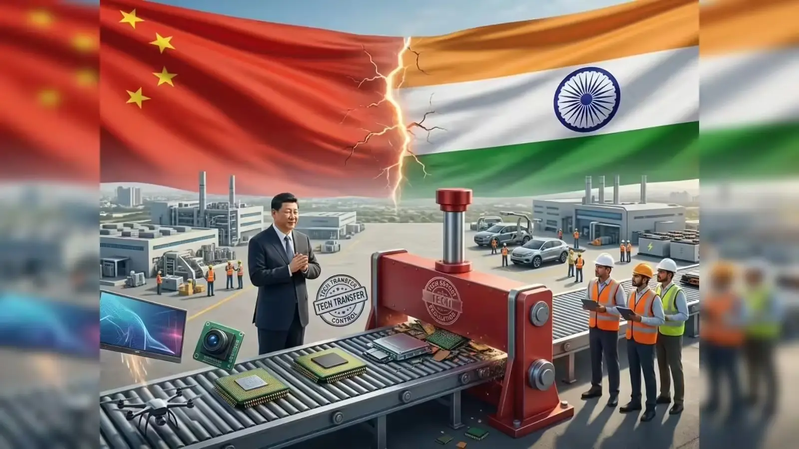 Indian Electrical Equipment Shares Drop on Chinese Competition