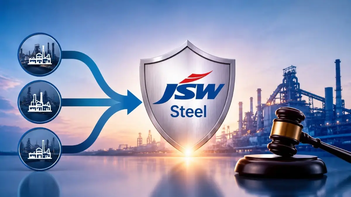 NCLT Approves JSW Steel Merger with Three Subsidiaries