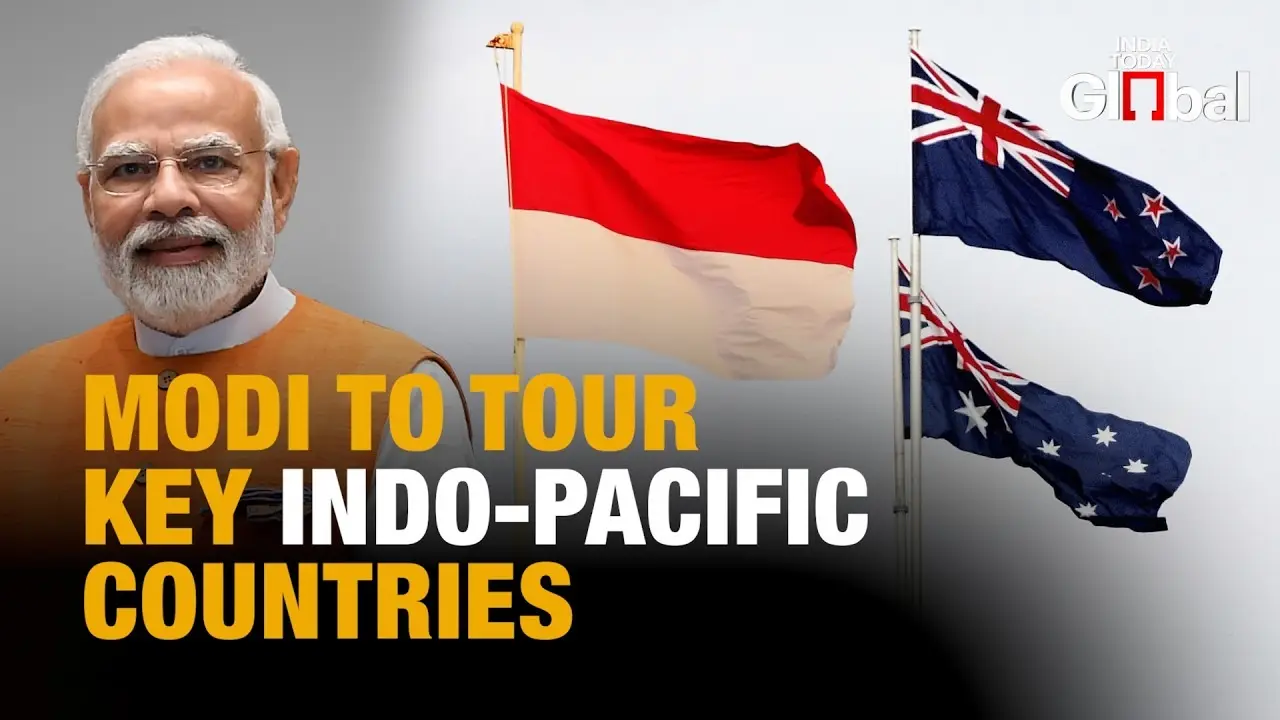 PM Modi Begins Six-Day Indo-Pacific Tour to Three Nations