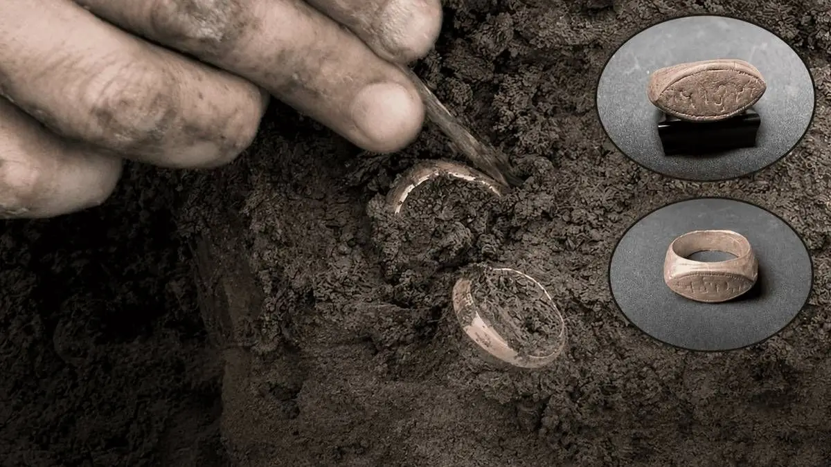 Ancient Indian Gold Rings Discovered in Central Thailand Excavation