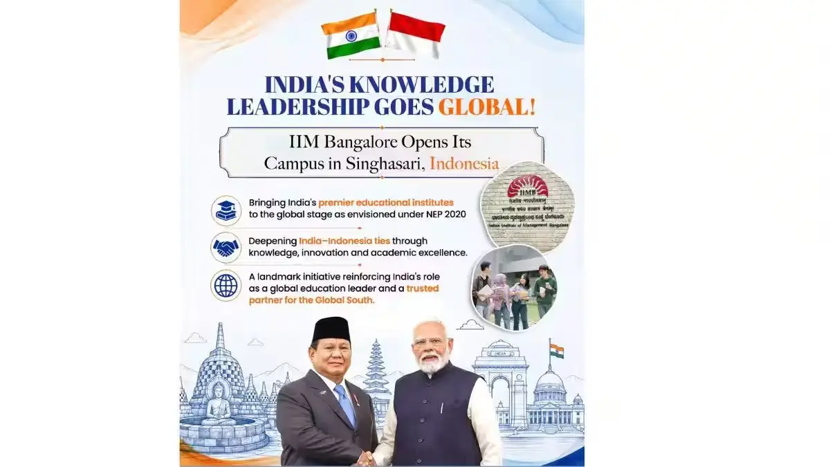 IIM Bangalore to Open Its First International Campus in Indonesia