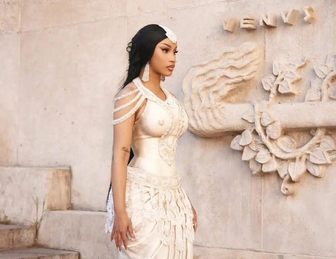 Cardi B’s Divine Fashion: Rahul Mishra’s ‘Devi’ Look Dazzles