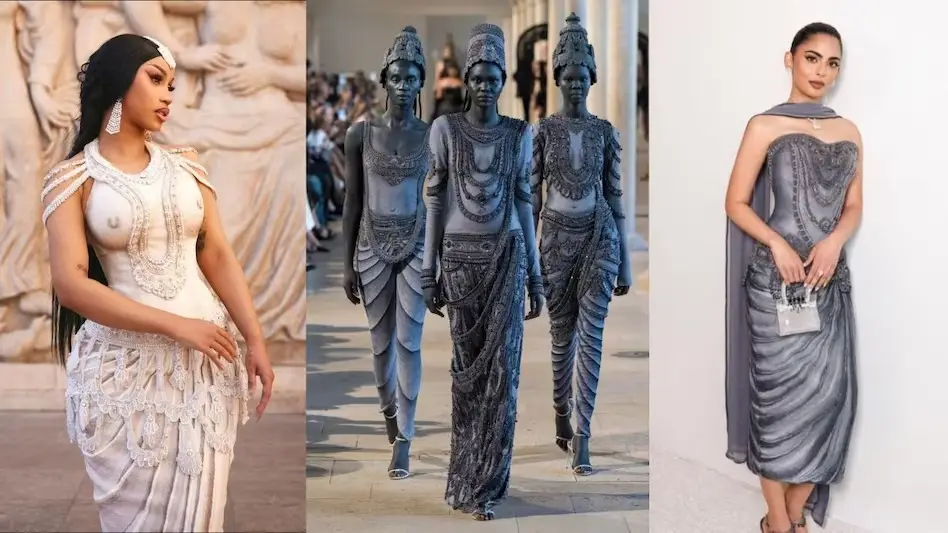 Isha Ambani and Cardi B Lead Front Row at Rahul Mishra Paris Show