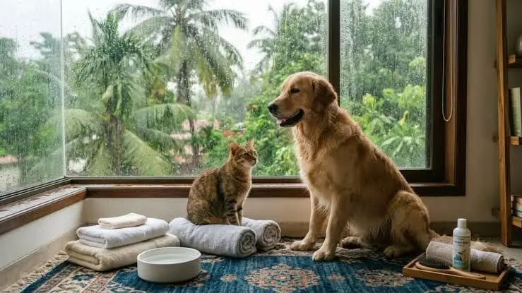 Paws and Precipitation: Essential Monsoon Pet Care Strategies