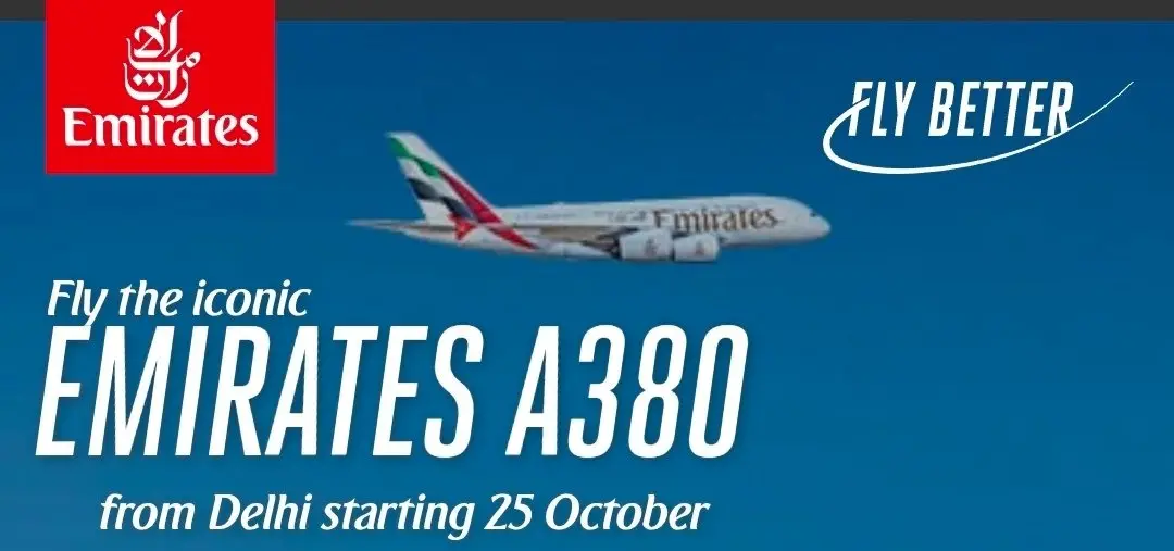 Emirates to Deploy Iconic A380 on Dubai-Delhi Route in October