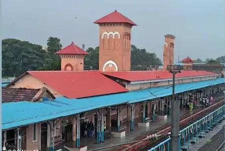 Clock Tower Collapses at Kozhikode Station, Halting Rail Traffic