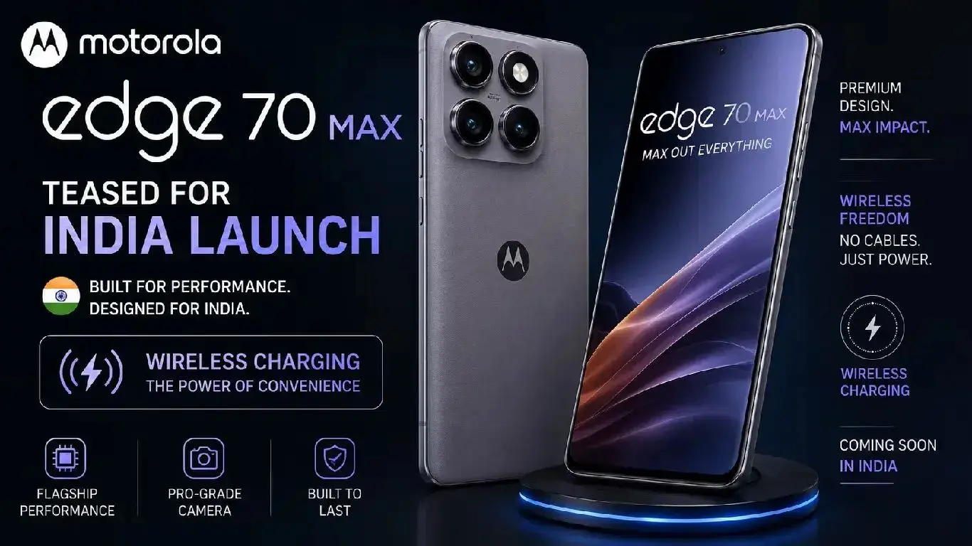 Motorola Edge 70 Max Teased: A New Magnetic Power Play