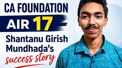 CA Foundation June 2026 Topper: Shantanu Mundhada Secures AIR 13