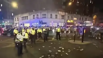 London Edgware Road Sees Disorder Following France’s World Cup Victory over Morocco