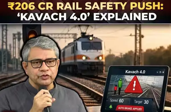 Railways Boosts Safety: ₹206 Crore for 'Kavach' Rollout