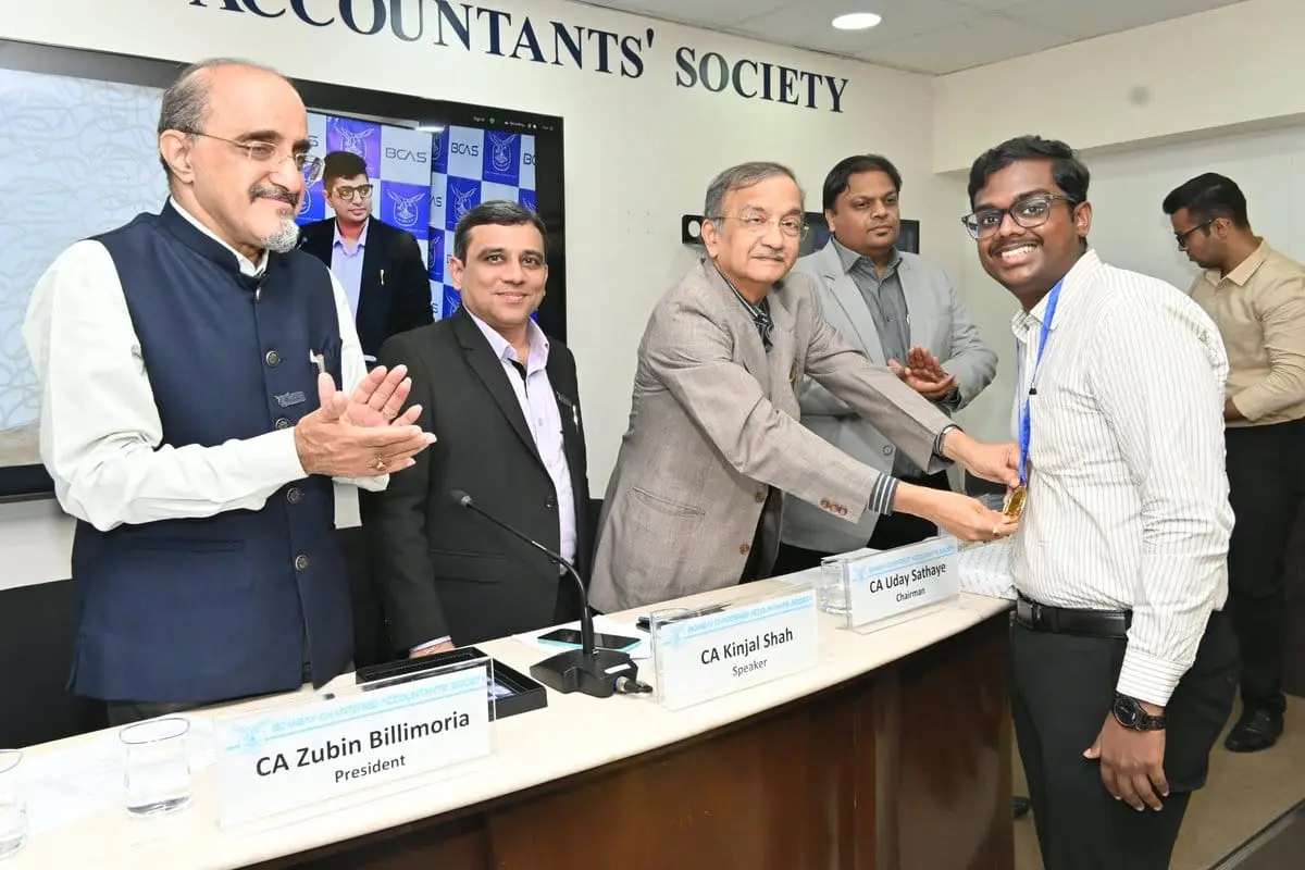 Bombay Chartered Accountants' Society Names Kinjal Shah New President