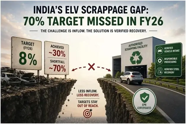 Automotive Industry Faces 70% Shortfall in FY26 ELV Scrappage