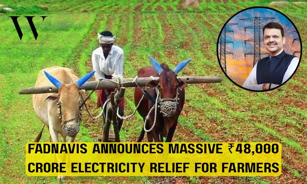Maharashtra Announces ₹48,000 Crore Electricity Dues Write-off for Farmers