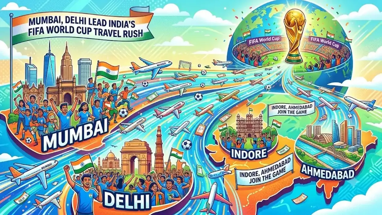 Mumbai, Delhi Lead India's FIFA World Cup 2026 Travel Surge