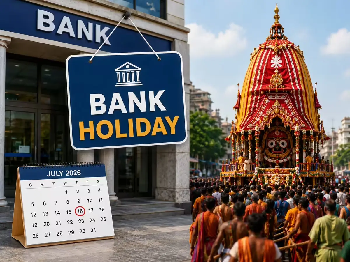 Bank Holidays Today: July 16 Closures for Rath Yatra and Harela