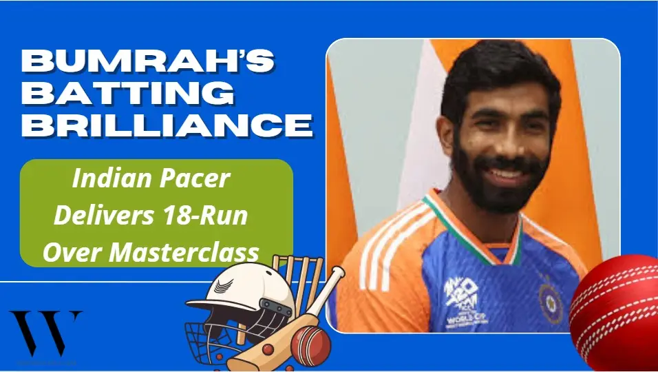 Jasprit Bumrah Hits Career-High ODI Score in Cardiff Showdown