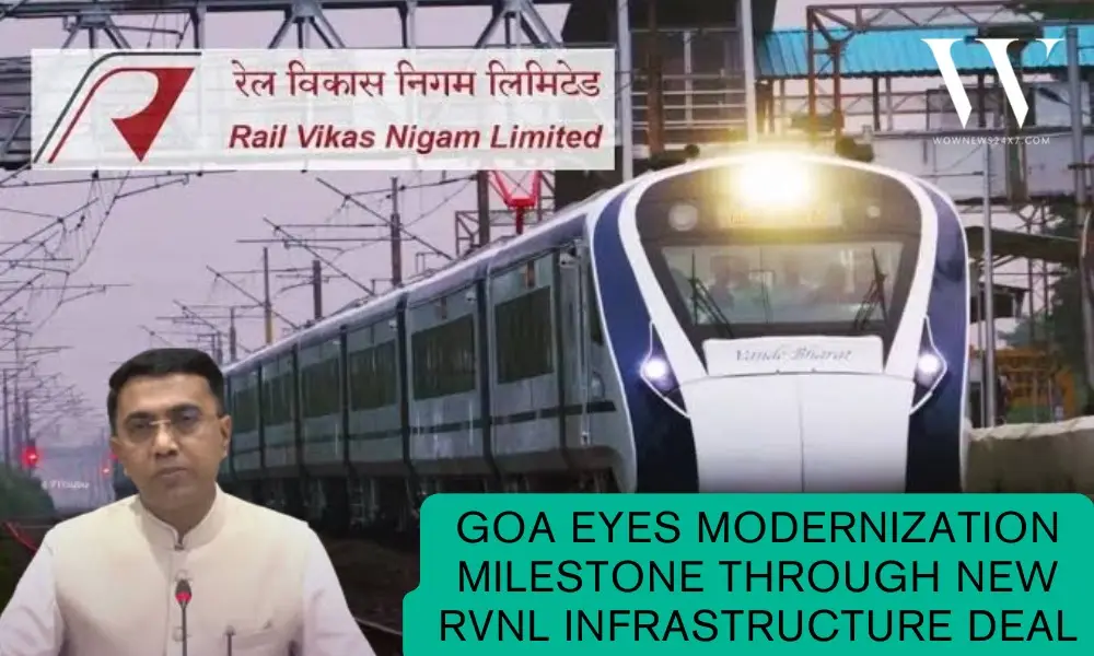 Rail Vikas Nigam Ltd. Signs Infrastructure Pact With Goa Government