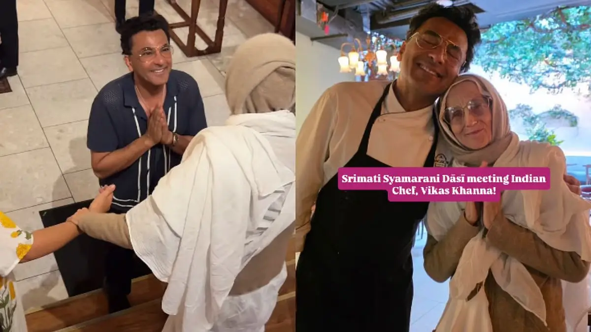 A Spiritual Soiree: Vikas Khanna Welcomes Syamarani Dasi to Bungalow