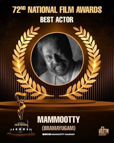 Mammootty Wins Fourth National Award for 'Bramayugam' as 72nd Winners Declared