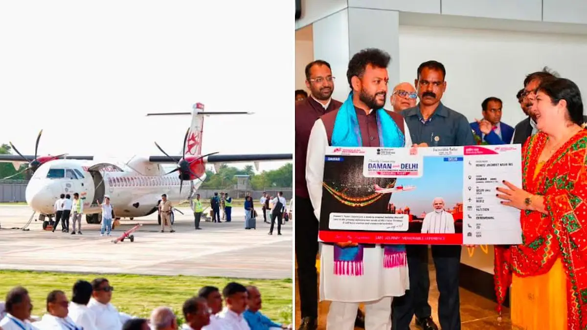 Daman Takes Flight: NAMO Airport Launches First Delhi Service