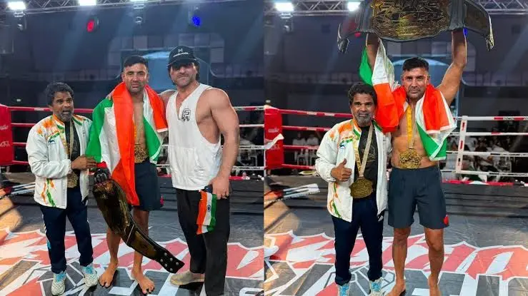 Sangram Singh Knocks Out Competition to Clinch Asian Title