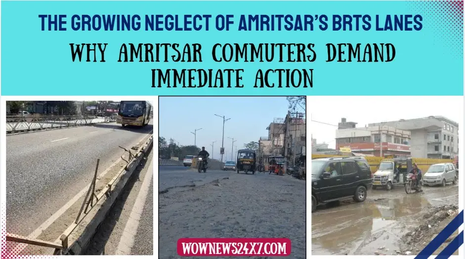 Amritsar BRTS Corridor Stretches Face Severe Neglect