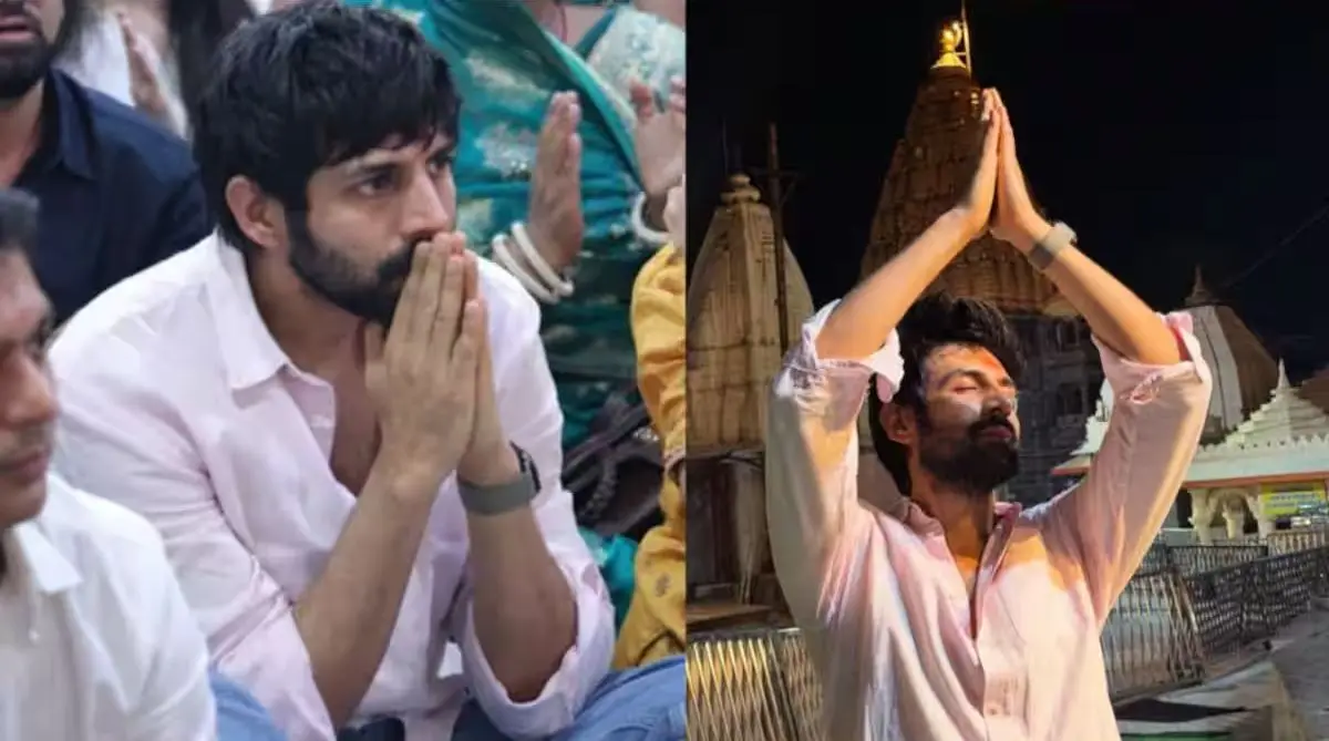 Kartik Aaryan Mahakal Visit: Champion Seeks Shiva's Blessings