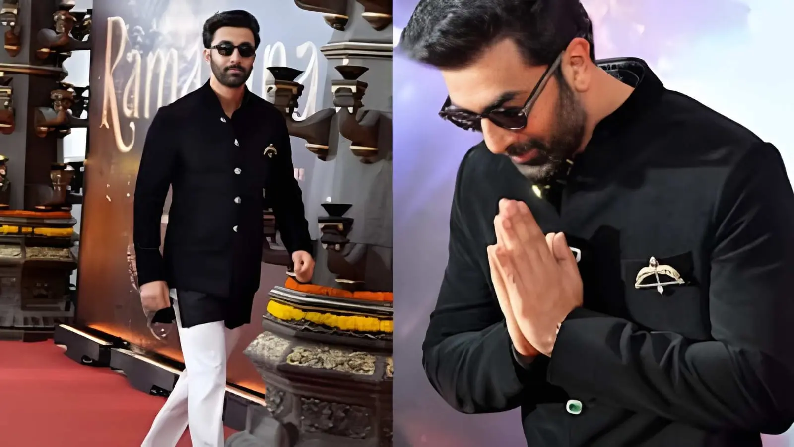 Ranbir’s Bow-Inspired Brooch Steals Spotlight at Ramayana Launch