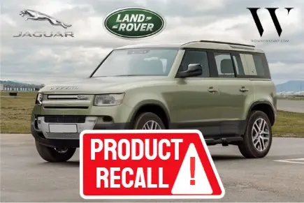 Jaguar Land Rover Recalls Vehicles Over Rearview Camera Glitch
