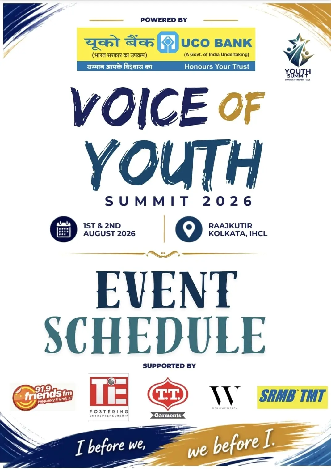 Voice of Youth Summit 2026 Set for August 1 in Kolkata