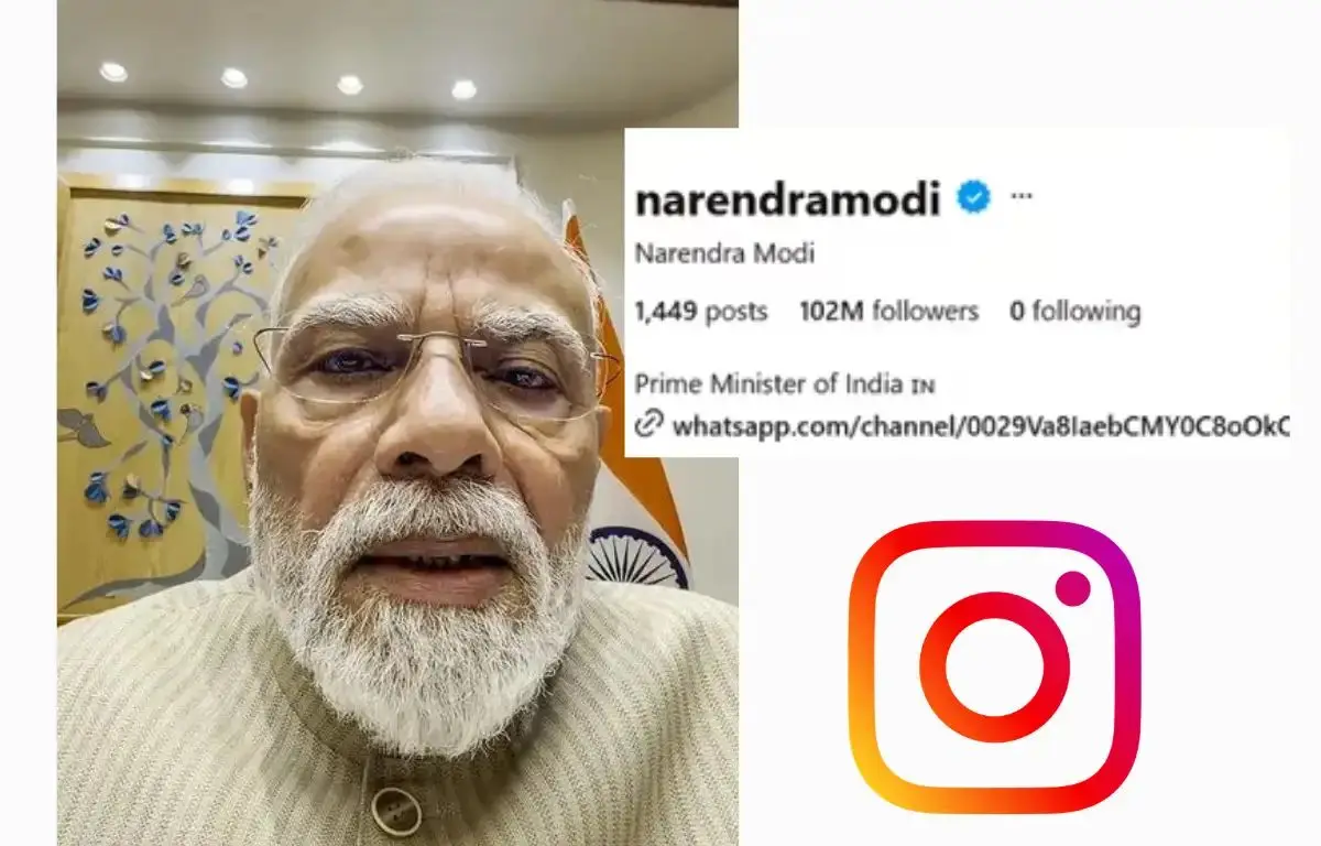 PM Modi Instagram Followers Hit 102M After NEET Video