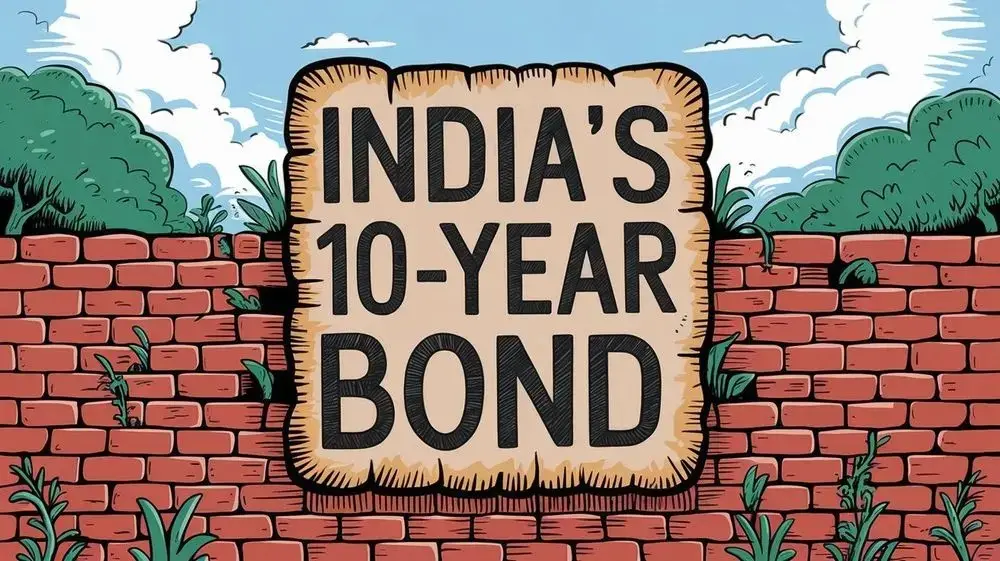 India 10-Year Benchmark Bond Yield Eases to 6.7627%