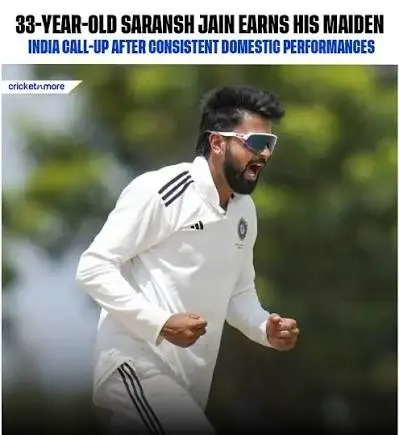 54 Matches, 188 Wickets, 2,223 Runs: The Unstoppable Numbers Behind Saransh Jain’s Selection