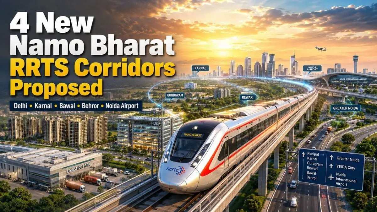 Speeding Through Suburbia: NCR Proposes Four New Namo Bharat High-Speed Corridors