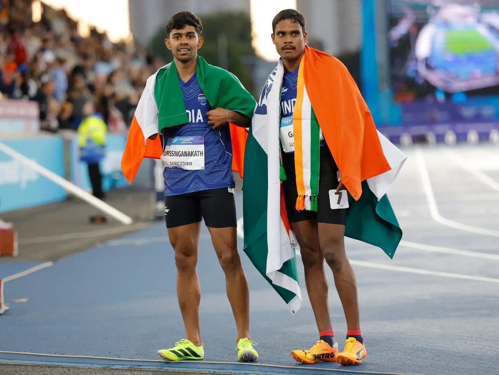 Golden Dash: How Dilip Gavit and Mohammed Basil Made History on the Glasgow Track