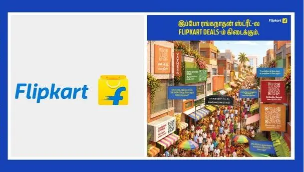 Street-Level Magic: Flipkart Turns Chennai's Ranganathan Street Into Print Ad