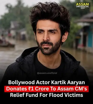 "A Commendable Gesture": Assam CM Thanks Kartik Aaryan for Timely ₹1 Crore Aid Amid Severe Flooding