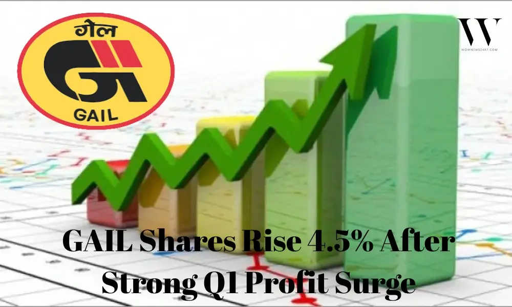 GAIL Shares Rally 4.5% After Reporting 96.1% Jump in Q1 Net Profit