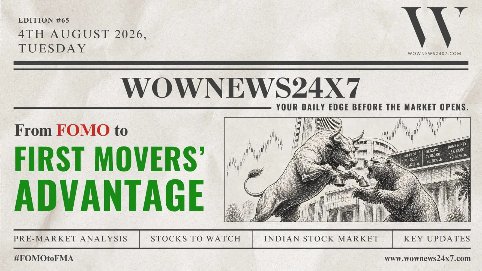 FOMO TO FMA - Markets Eye Earnings Blitz as Global Cues Stay Firm, FIIs Extend Buying Streak and Commodities Rally
