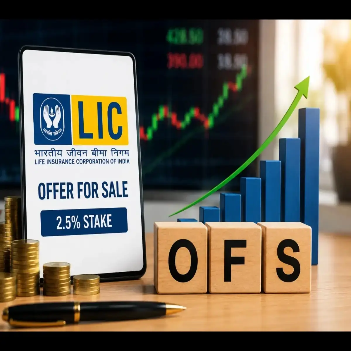 India Govt to Exercise 4% Oversubscription Option in LIC OFS